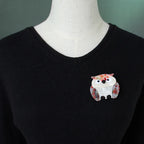 Bright-Eyed Beauty Owl Pin - 2 colors - Hello Baabs LLC 