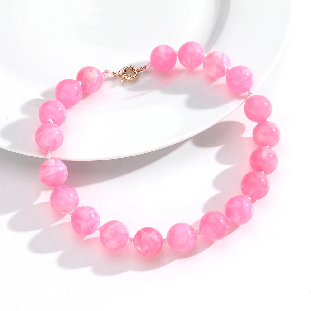 Bubble Beat Necklace - 24 colors - Hello Baabs