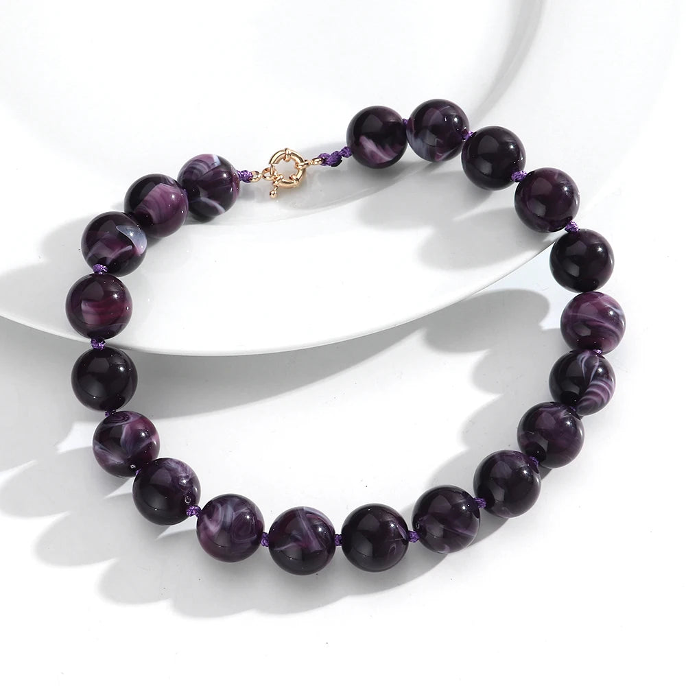 Bubble Beat Necklace - 24 colors - Hello Baabs