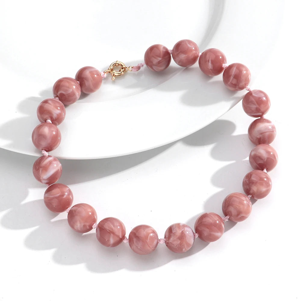 Bubble Beat Necklace - 24 colors - Hello Baabs