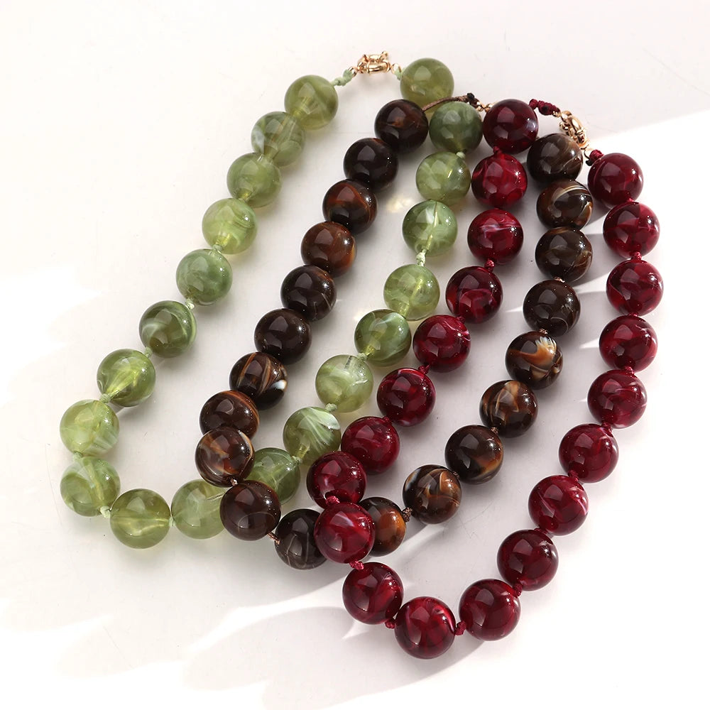 Bubble Beat Necklace - 24 colors - Hello Baabs LLC 