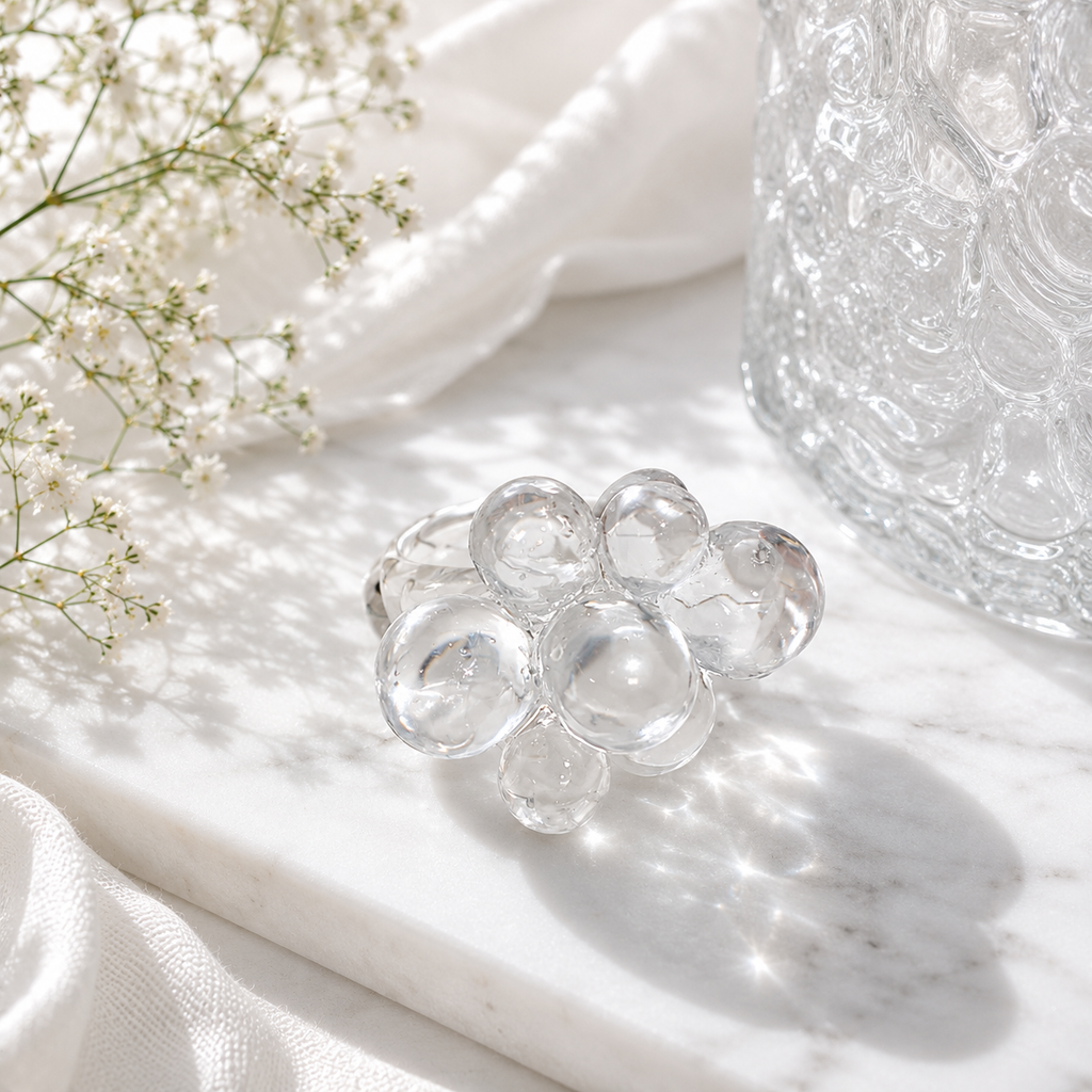 Bubble Blossom Ring (size 7) - 5 colors - Hello Baabs