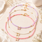 Butterfly Breeze 3pc Necklace Set - Hello Baabs LLC 