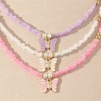 Butterfly Breeze 3pc Necklace Set - hello baabs 