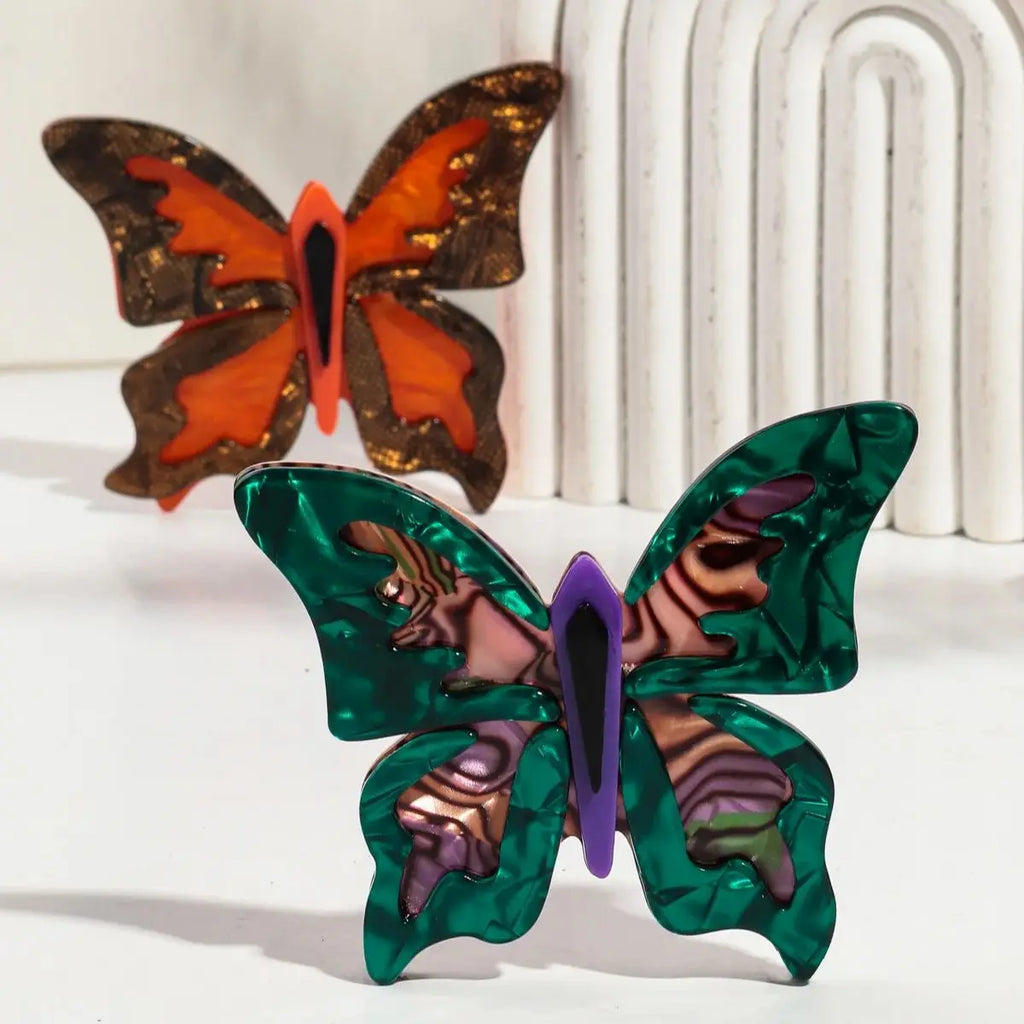 Butterfly Kisses Pin - 2 colors - Hello Baabs