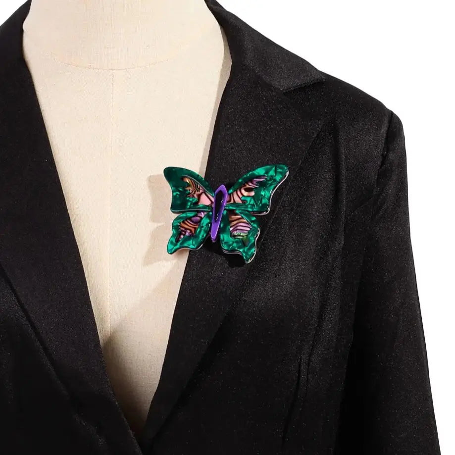 Butterfly Kisses Pin - 2 colors - hello baabs 