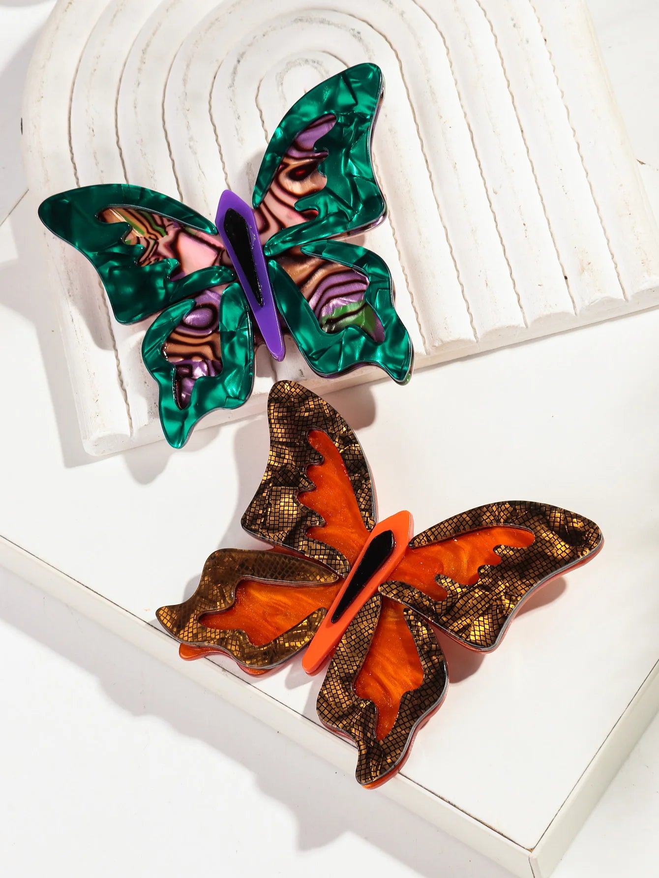 Butterfly Kisses Pin - 2 colors - hello baabs 