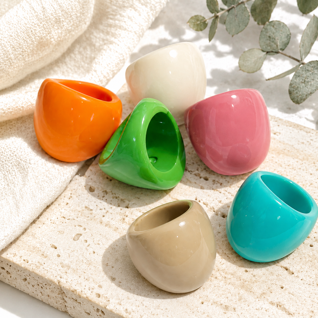 Candy Chic Ring (size 8) - 6 colors - Hello Baabs