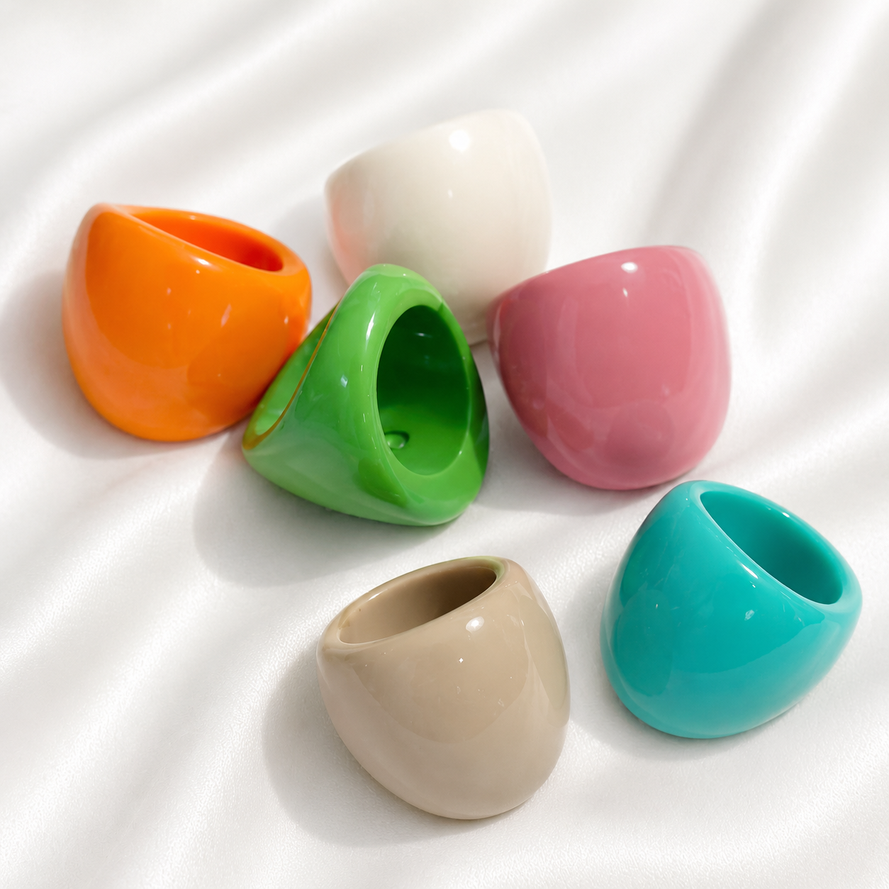 Candy Chic Ring (size 8) - 6 colors - Hello Baabs LLC 