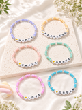Candy Confidence 6pc Stretch Bracelet Set - Hello Baabs LLC 