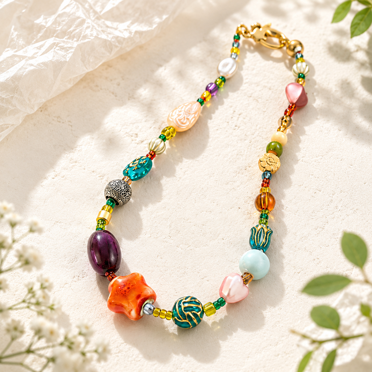 Candy Cosmos Choker - Hello Baabs