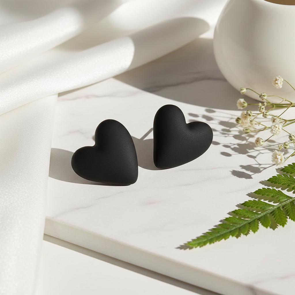Candy Crush Heart Earrings - 10 color variants - Hello Baabs