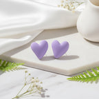 Candy Crush Heart Earrings - 10 color variants - Hello Baabs