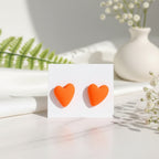 Candy Crush Heart Earrings - 10 color variants - Hello Baabs
