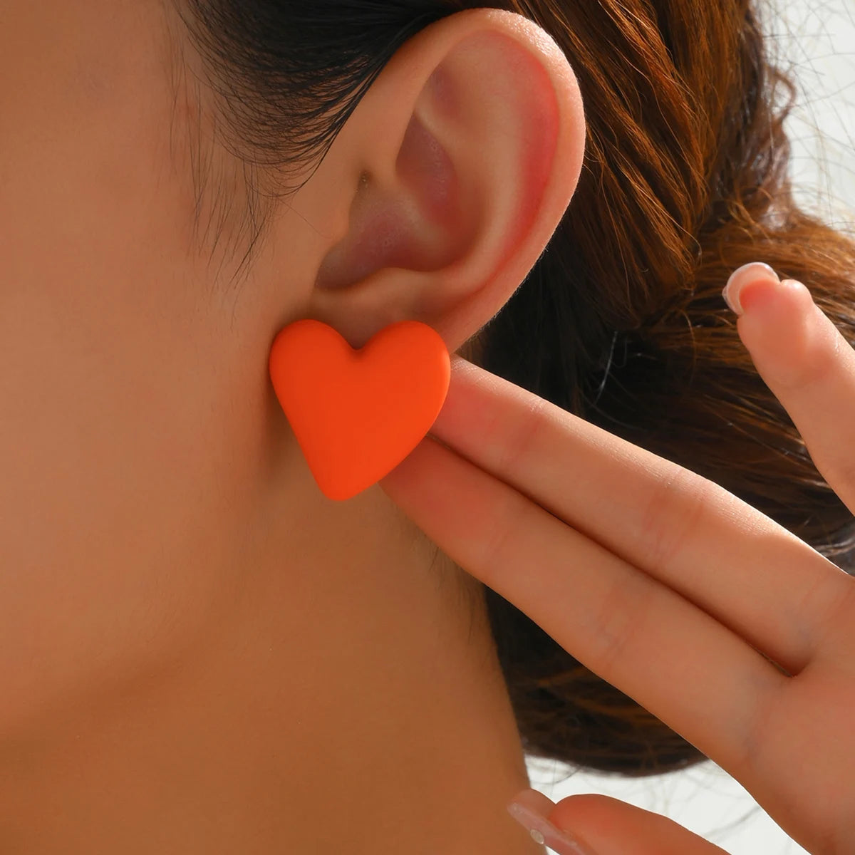 Candy Crush Heart Earrings - 10 color variants - hello baabs 