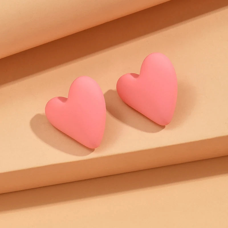Candy Crush Heart Earrings - 10 color variants - hello baabs 