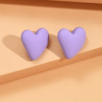 Candy Crush Heart Earrings - 10 color variants - hello baabs 