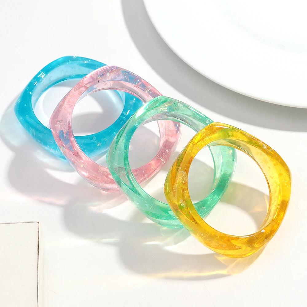 Candy Prism Bangle (2.60" diameter) - 6 colors - Hello Baabs LLC 