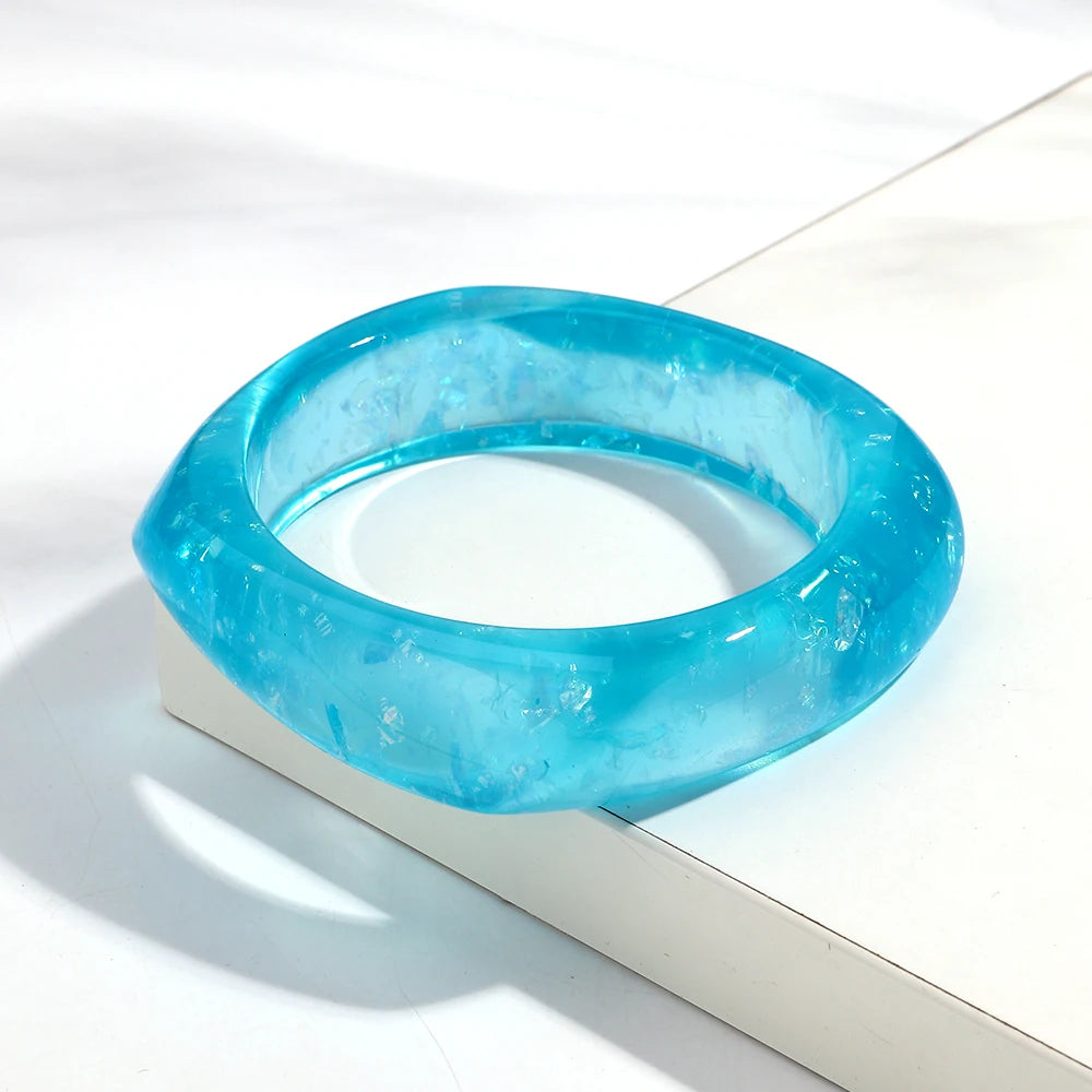 Candy Prism Bangle (2.60" diameter) - 6 colors - Hello Baabs LLC 