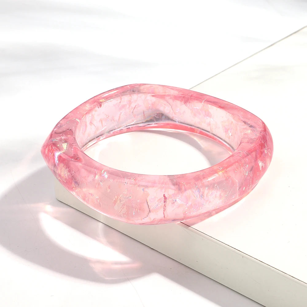 Candy Prism Bangle (2.60" diameter) - 6 colors - Hello Baabs LLC 