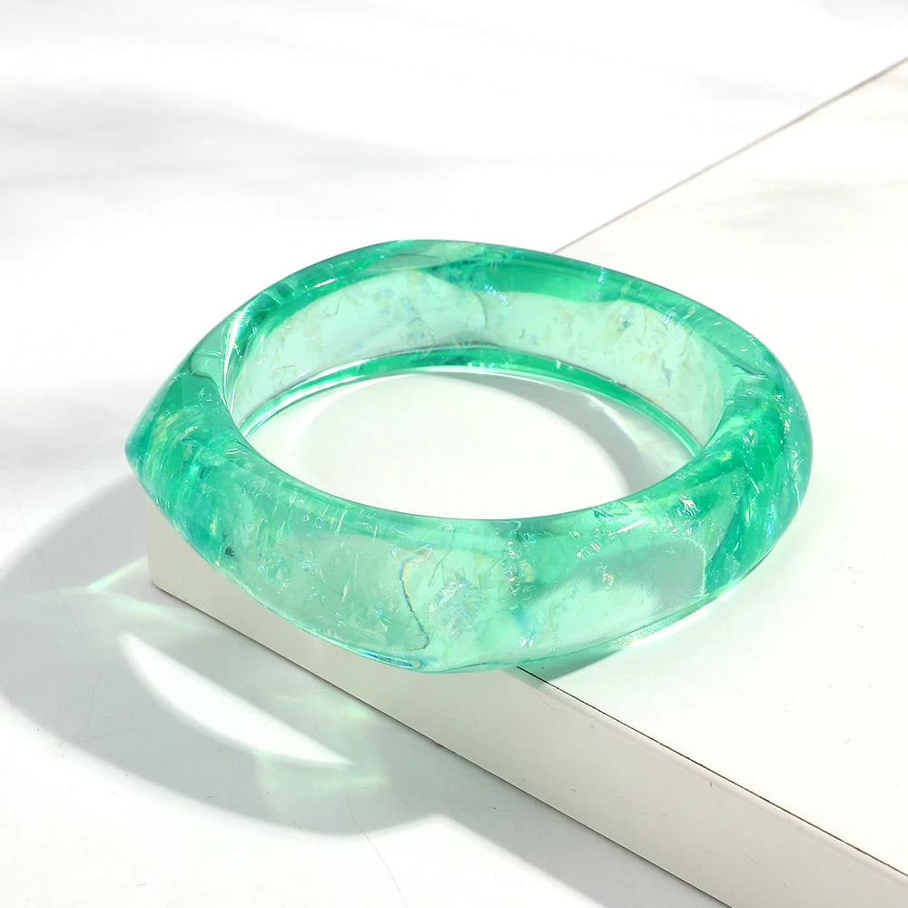 Candy Prism Bangle (2.60" diameter) - 6 colors - Hello Baabs LLC 