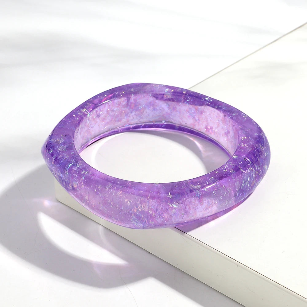 Candy Prism Bangle (2.60" diameter) - 6 colors - Hello Baabs LLC 