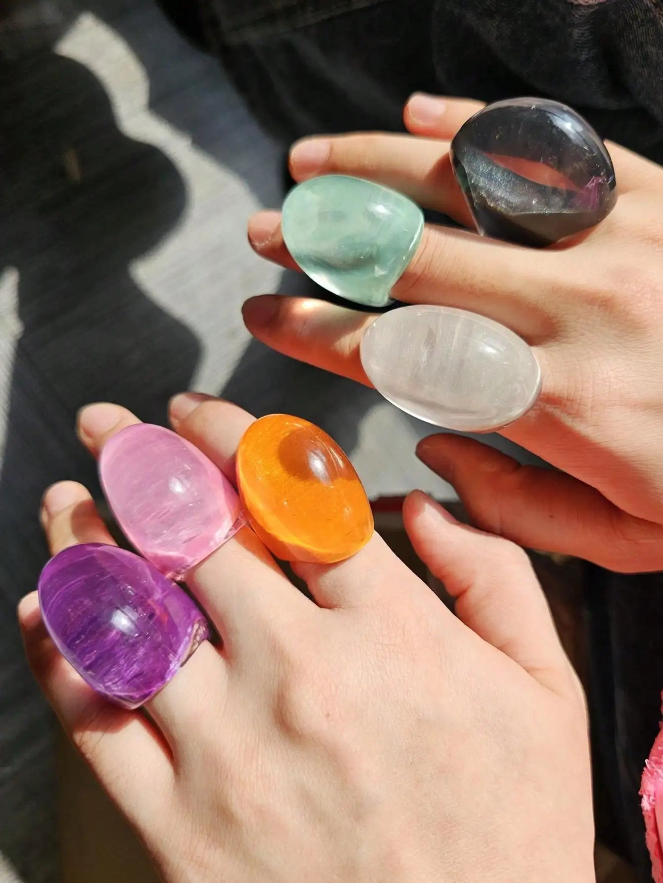 Candy Spectrum Ring (size 10) - 6 colors - hello baabs 