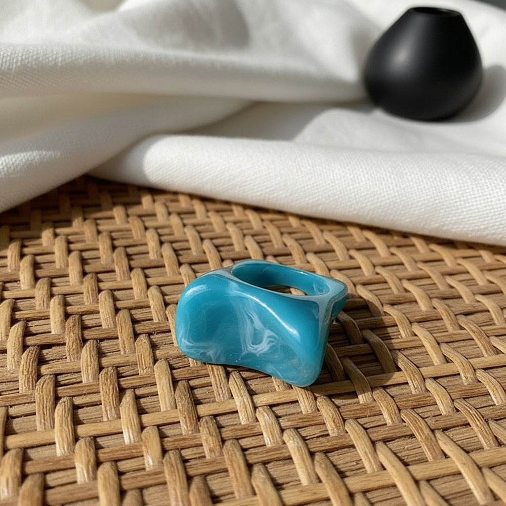 Canvas Crush Ring (size 8) - 6 colors - Hello Baabs
