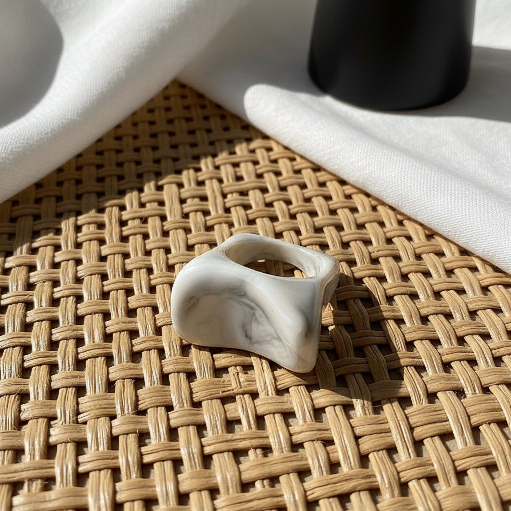 Canvas Crush Ring (size 8) - 6 colors - Hello Baabs