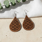 Carved Canvas Earrings - 4 variants - Hello Baabs