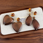 Celestial Timber Earrings - 2 variants - Hello Baabs LLC 