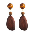 Celestial Timber Earrings - 2 variants - Hello Baabs LLC 