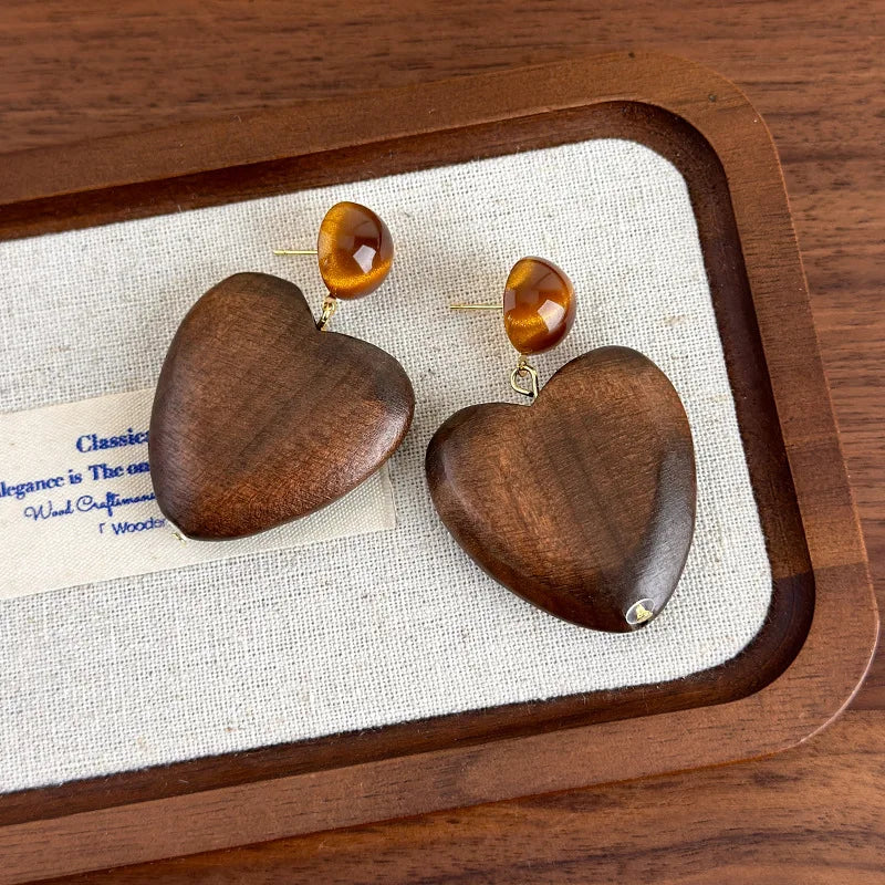 Celestial Timber Earrings - 2 variants - Hello Baabs LLC 