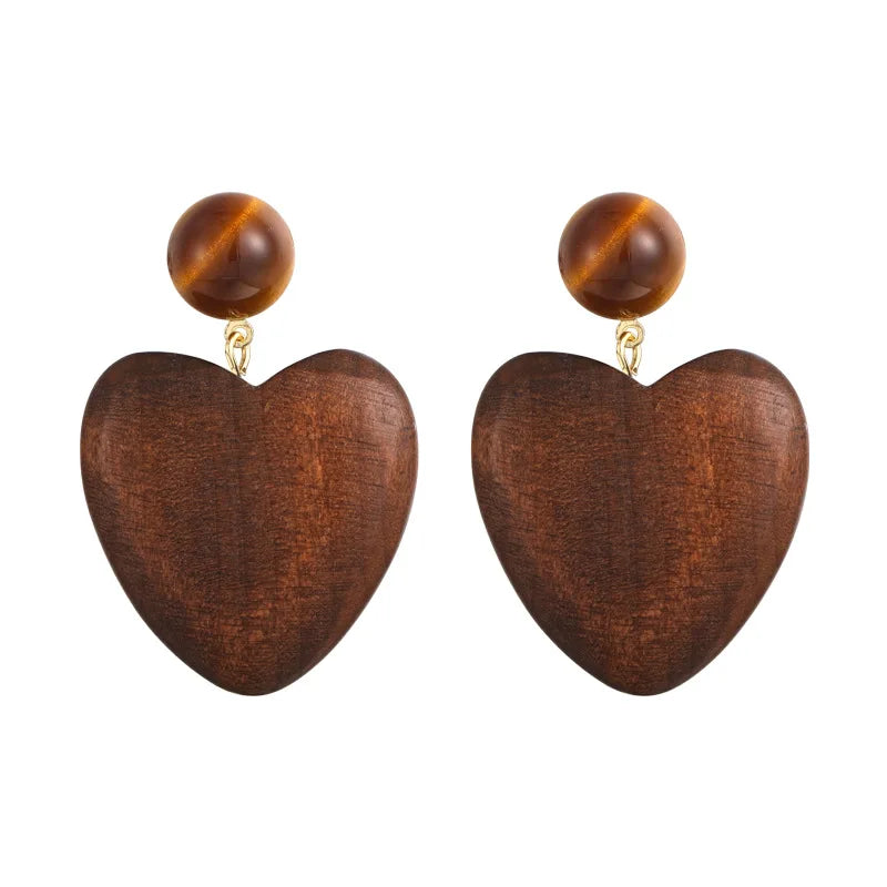 Celestial Timber Earrings - 2 variants - Hello Baabs LLC 