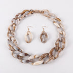 Chain Riot Necklace & Earrings Set - 10 colors - Hello Baabs