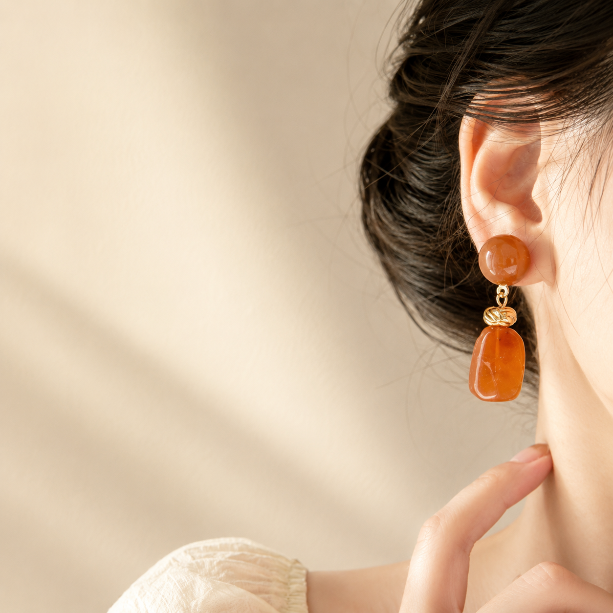 Champagne Flow Earrings - 2 variants - Hello Baabs LLC 