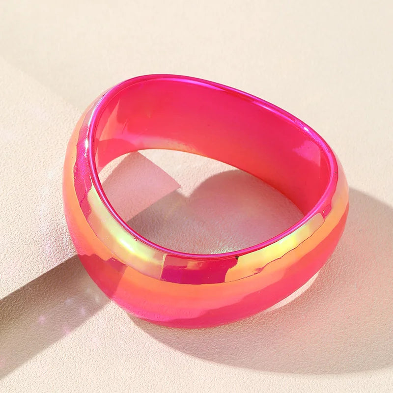 Chaos & Color Bangle (2.55" diameter) - 8 colors - Hello Baabs LLC 