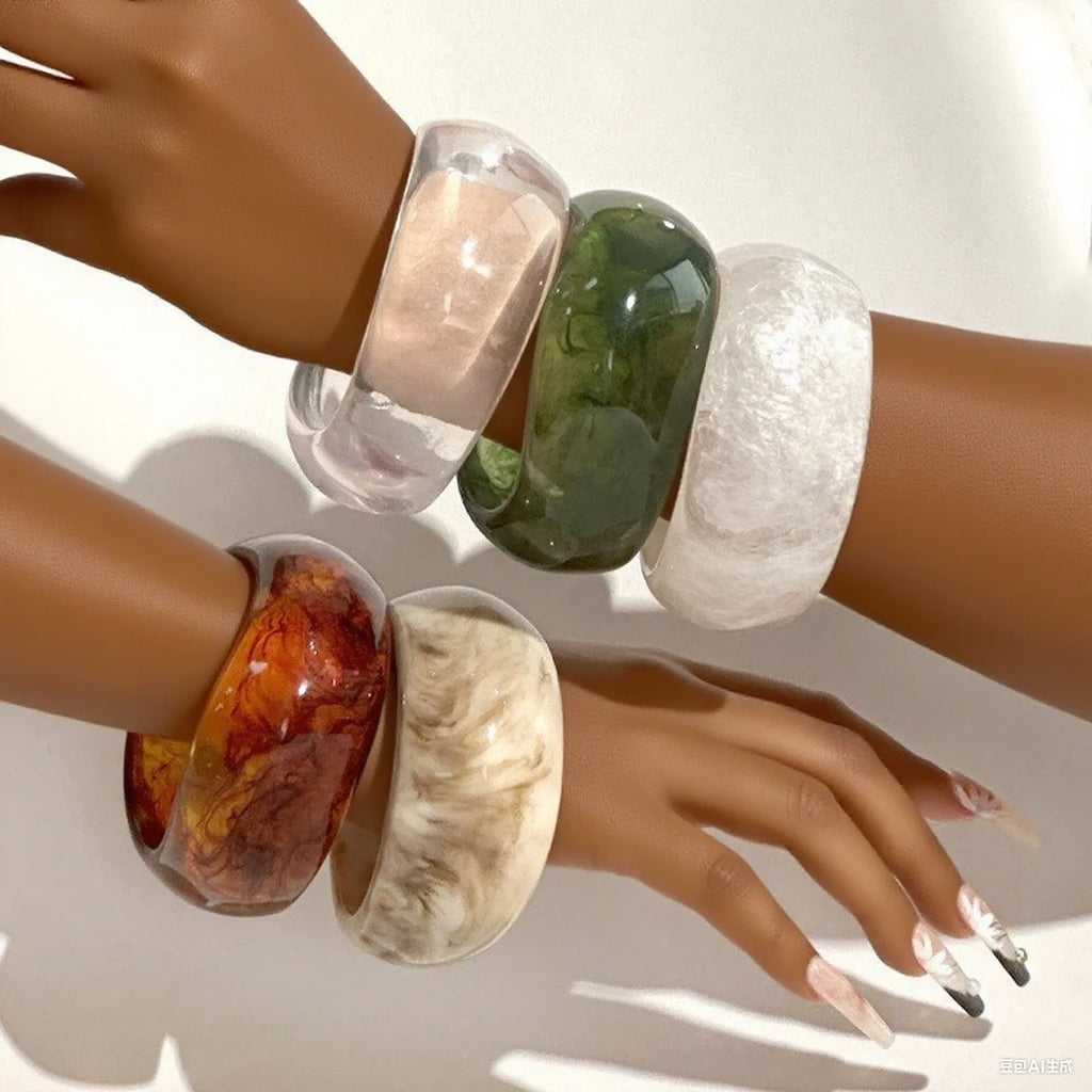 Charm Storm Bangle 2.0 (2.55" diameter) - 5 colors - hello baabs 