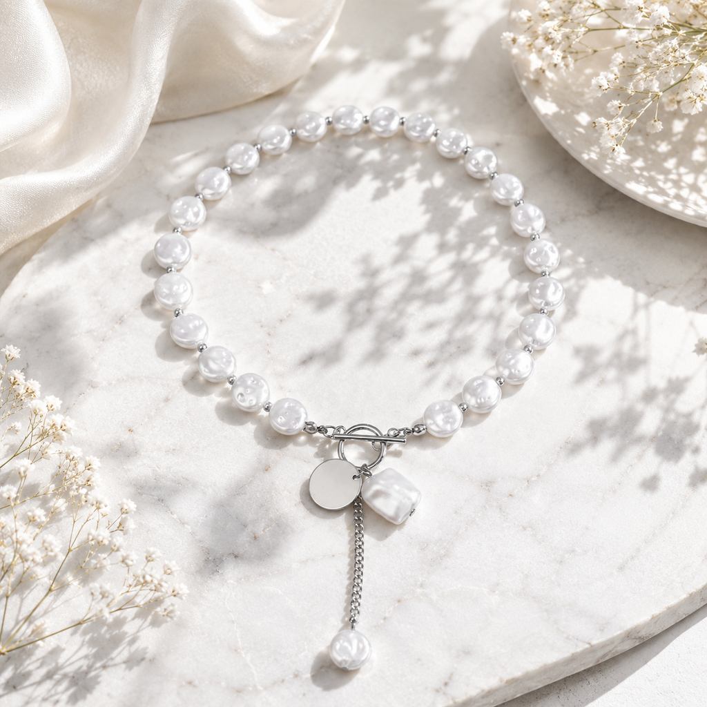 Pearl Story Necklace - 2 variants