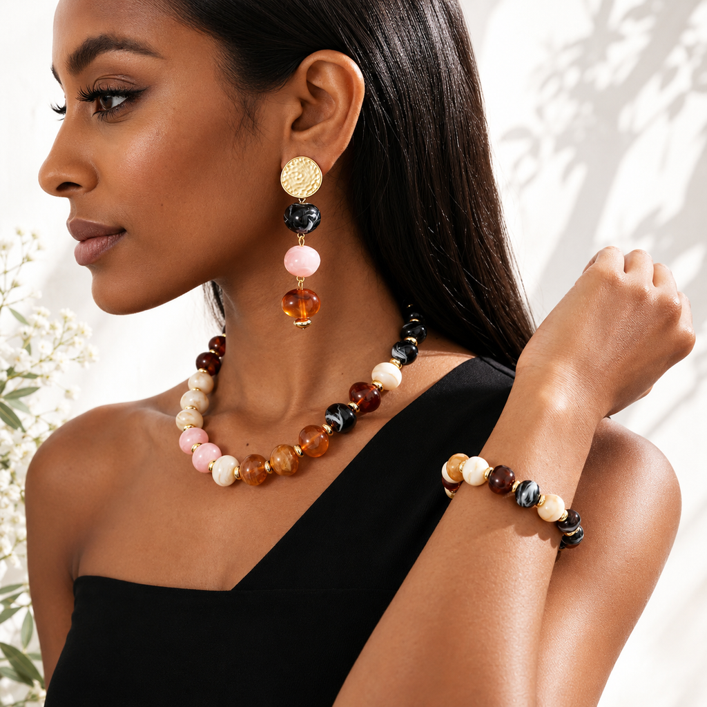 Colorwave Muse Necklace, Earrings, & Bracelet Set