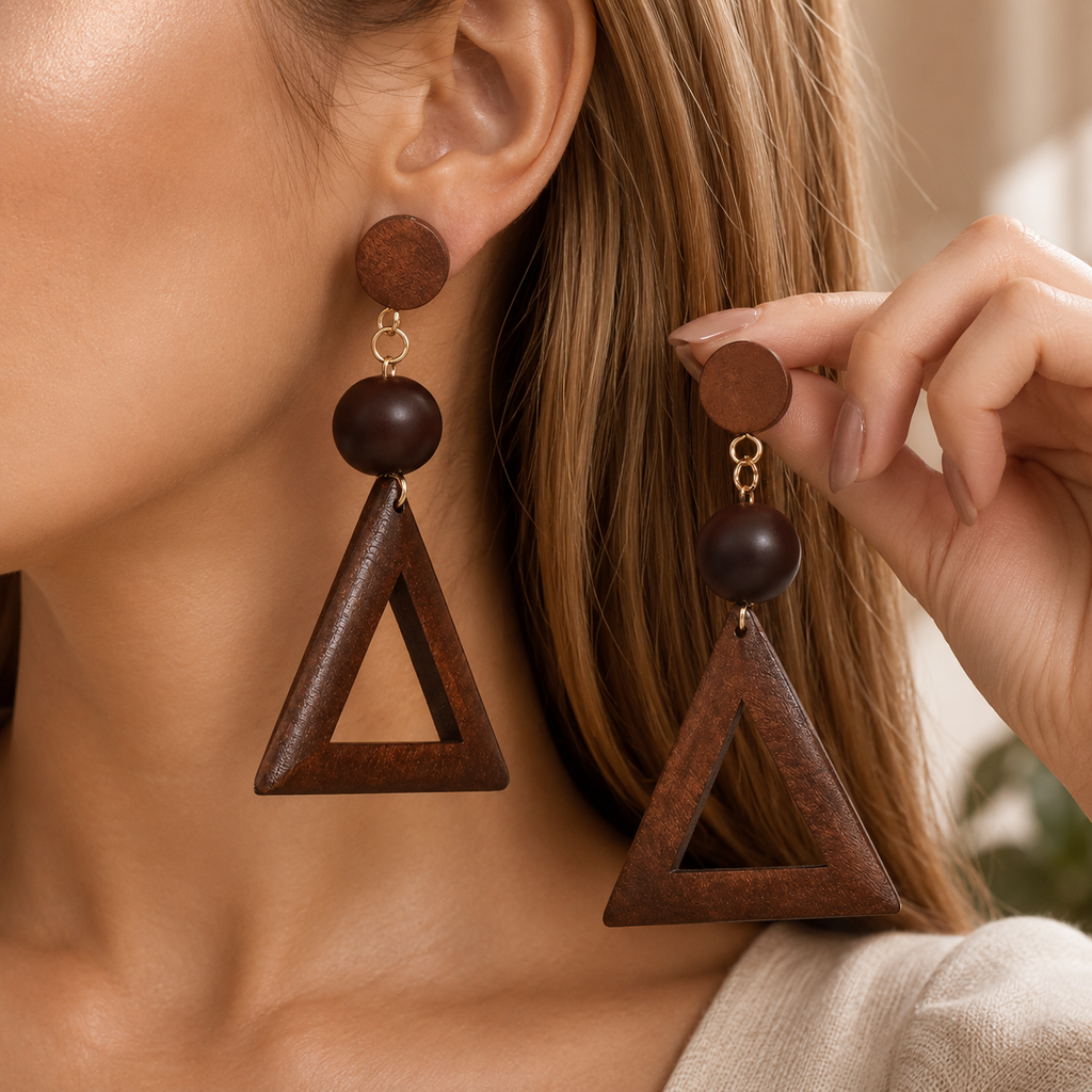 Chestnut Edge Earrings - 3 variants - Hello Baabs