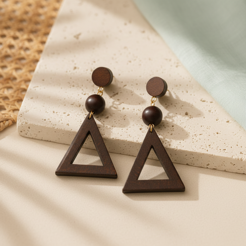 Chestnut Edge Earrings - 3 variants - Hello Baabs