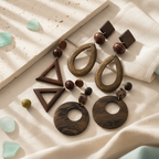 Chestnut Edge Earrings - 3 variants - Hello Baabs
