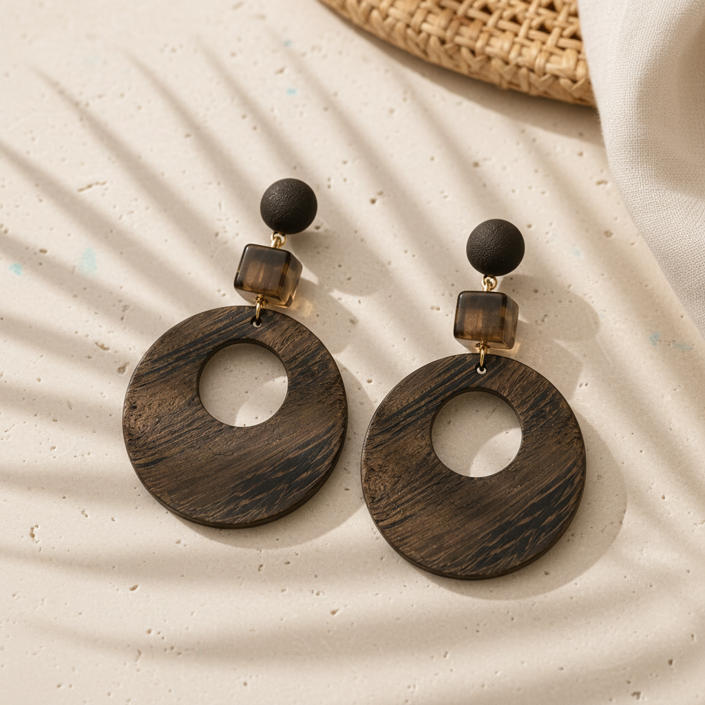 Chestnut Edge Earrings - 3 variants - Hello Baabs