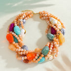 Chic Charm Multi-Strand Necklace - 2 colors - Hello Baabs LLC 