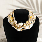 Chic Charm Multi-Strand Necklace - 2 colors - Hello Baabs LLC 