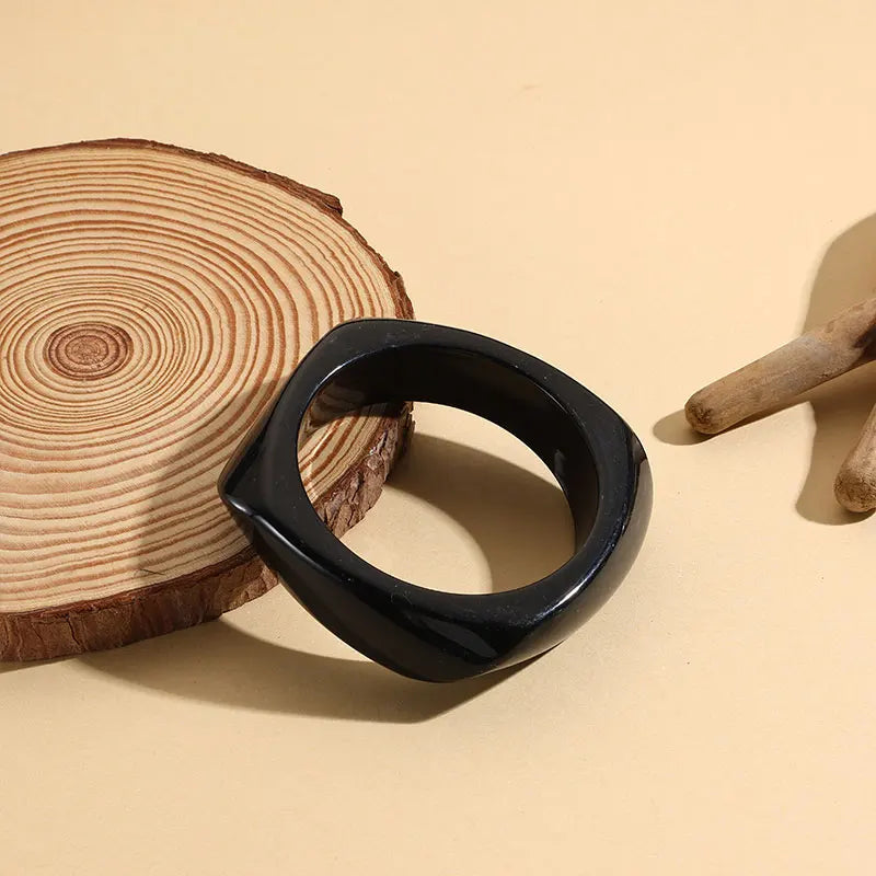 Chisel Chic 2.0 Bangle (2.52" diameter) - 12 colors - hello baabs 