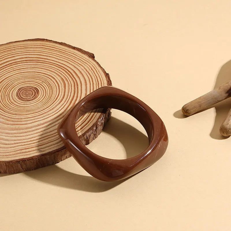 Chisel Chic 2.0 Bangle (2.52" diameter) - 12 colors - hello baabs 