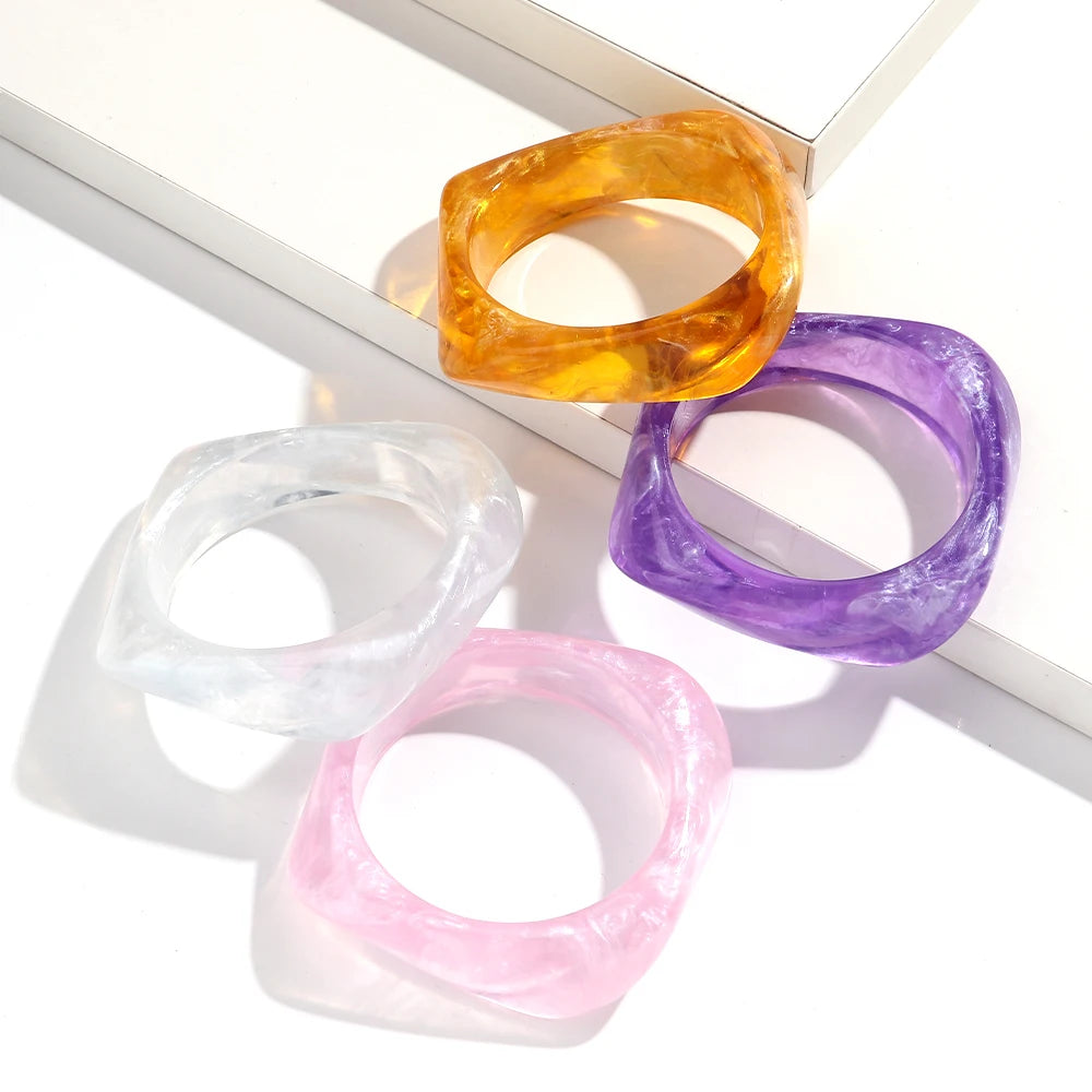 Chisel Glow Bangle (2.50" diameter) - 9 colors - hello baabs 