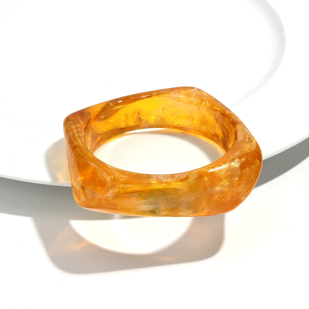 Chisel Glow Bangle (2.50" diameter) - 9 colors - hello baabs 